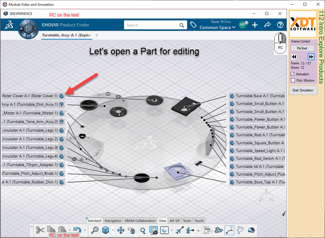 CATIA 3DExperience 3DX Simulation Training